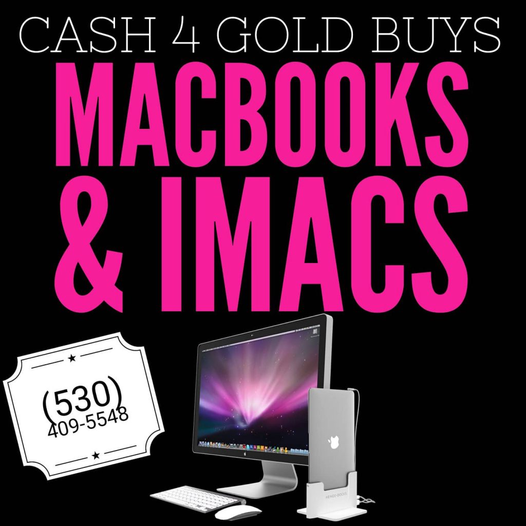 Looking to sell your Macbook or iMac? Cash 4 Gold B & T Metals will buy your apple computers. 