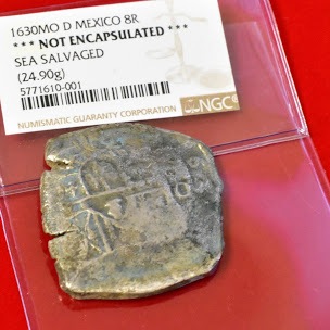 Cash 4 Gold B & T Metals buys antique coins including this awesome 1630 shipwreck coin that was salvaged from the sea.