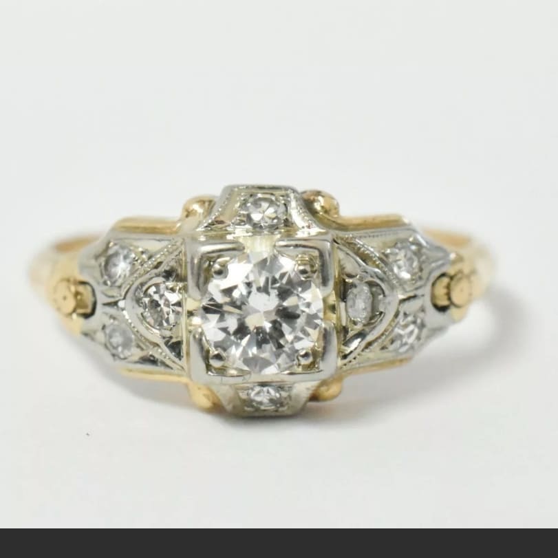 Cash 4 Gold B & T Metals carries so many different types of jewelry including gold rings with diamonds  in them. We carry antique rings, art deco rings, art nouveau and many other styles. We even carry designer brand art deco rings like Granat. 