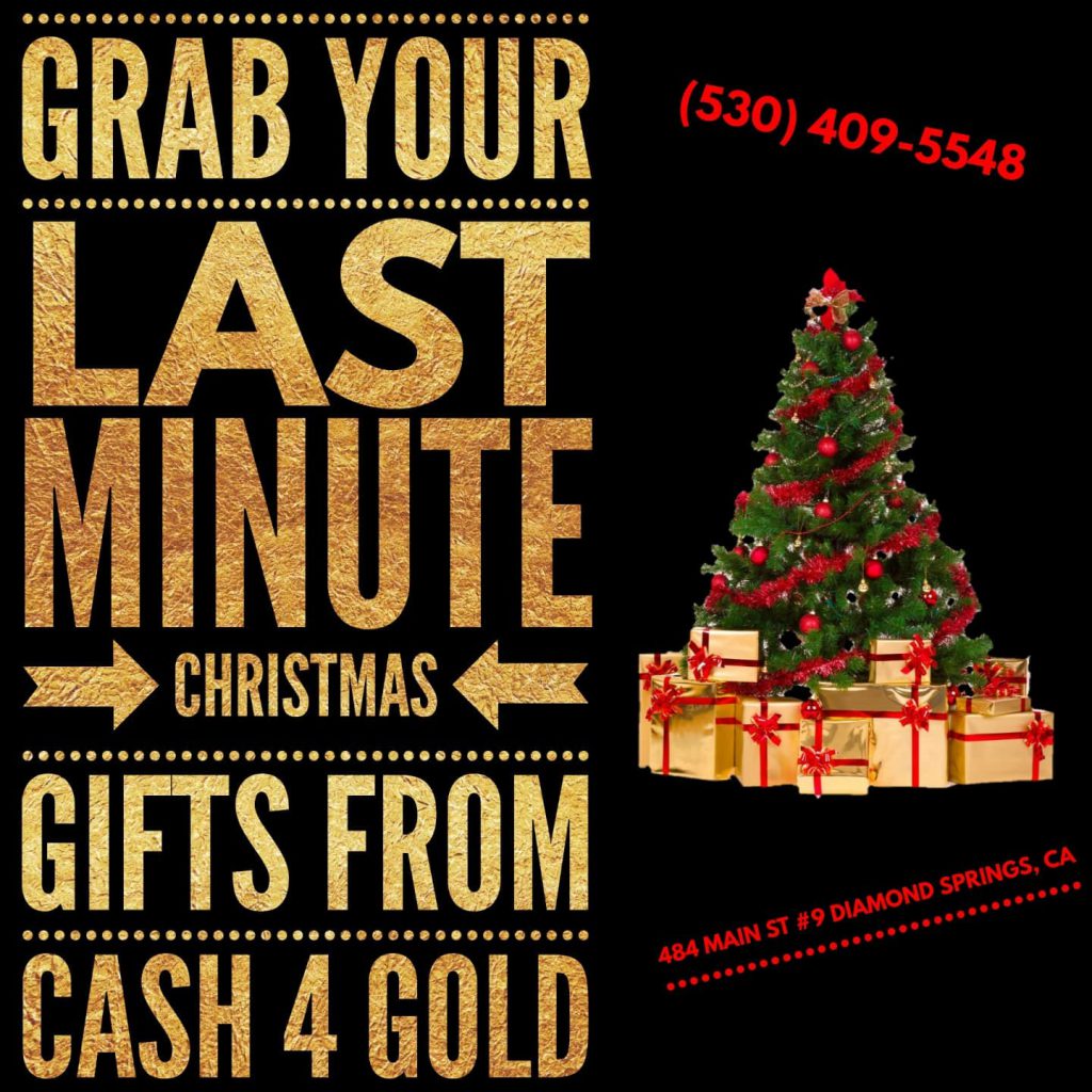 Cash 4 Gold B & T Metals has Christmas specials on precious metals including gold, silver coins, jewelry, small electronics