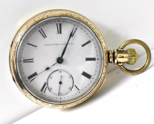 vintage gold filled pocket watch