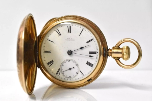 vintage gold filled pocket watch